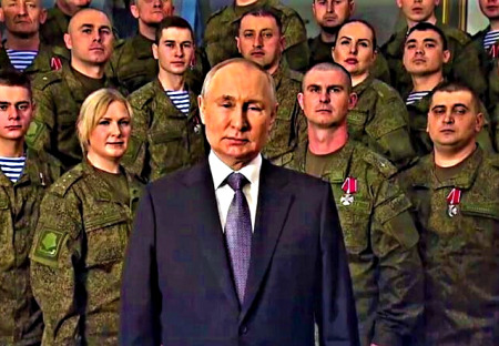 VIDEO: Válečný novoroční projev Vladimira Putina