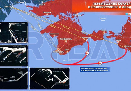 Proč, ruská Černomořská flotila přesouvá své lodě do přístavů ve Fedosii a Novorosijsku?