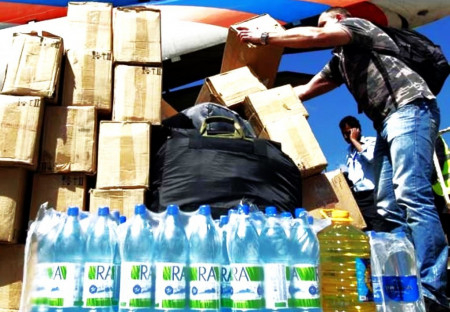 Rusko poslalo do Egypta již třetí zásilku humanitární pomoci pro obyvatele pásma Gazy